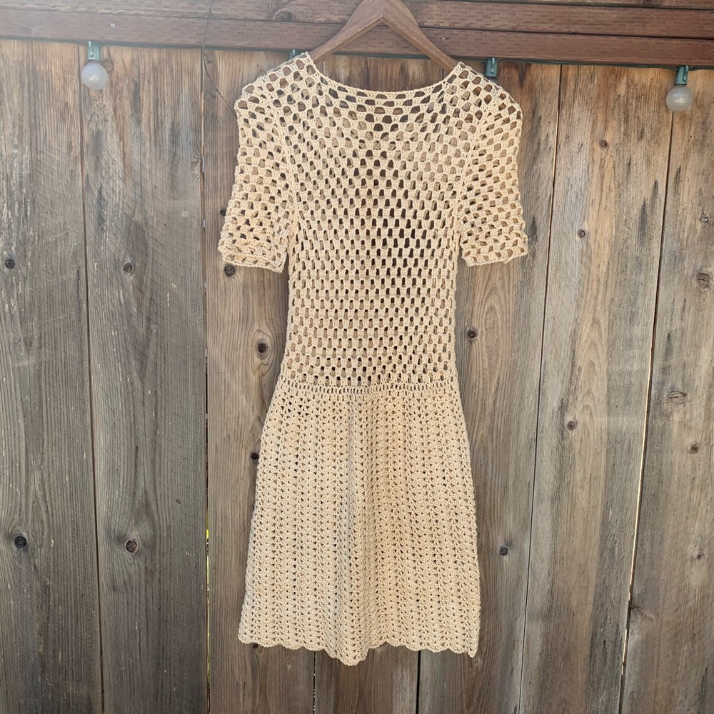 One of a kind handmade vintage dress - Picture 4 of 4